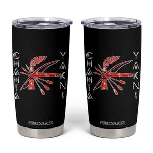 Chahta Yakni Tribe Tumbler Cup Native American Indian Choctaw Nation Culture TS11 Black Print Your Wear