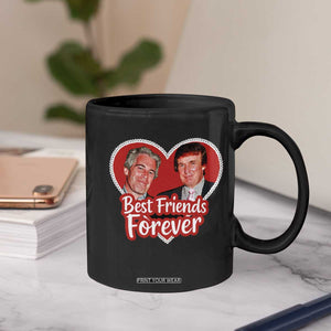 Funny Trump Best Friend Forever Coffee Mug Humor Political Coquette Lace Heart TS11 Print Your Wear
