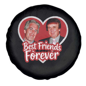 Funny Trump Best Friend Forever Spare Tire Cover Humor Political Coquette Lace Heart TS11 Print Your Wear