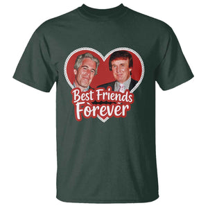 Funny Trump Best Friend Forever T Shirt Humor Political Coquette Lace Heart TS11 Dark Forest Green Print Your Wear