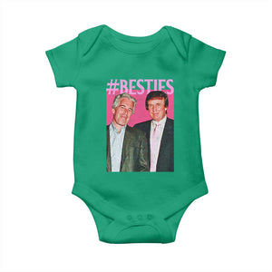 Funny Trump Bestie Baby Onesie Humor Political 2025 TS11 Irish Green Print Your Wear