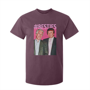 Funny Trump Bestie T Shirt For Kid Humor Political 2025 TS11 Maroon Print Your Wear