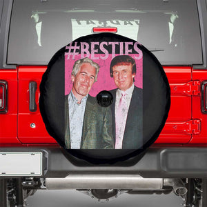 Funny Trump Bestie Spare Tire Cover Humor Political 2025 TS11 Black Print Your Wear