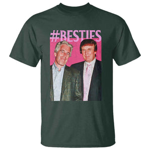 Funny Trump Bestie T Shirt Humor Political 2025 TS11 Dark Forest Green Print Your Wear