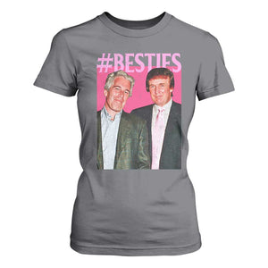 Funny Trump Bestie T Shirt For Women Humor Political 2025 TS11 Charcoal Print Your Wear