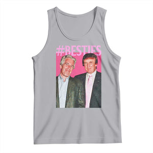 Funny Trump Bestie Tank Top Humor Political 2025 TS11 Athletic Heather Print Your Wear