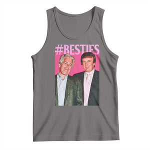 Funny Trump Bestie Tank Top Humor Political 2025 TS11 Deep Heather Print Your Wear