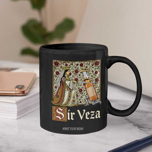 Sir Veza Beer Medieval Knight Pun Sombrero Cinco De Mayo Coffee Mug