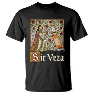 Sir Veza Beer Medieval Knight Pun Sombrero Cinco De Mayo T Shirt