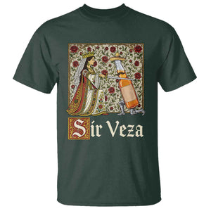 Sir Veza Beer Medieval Knight Pun Sombrero Cinco De Mayo T Shirt
