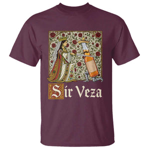Sir Veza Beer Medieval Knight Pun Sombrero Cinco De Mayo T Shirt