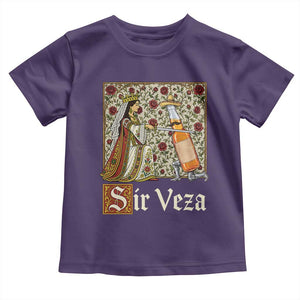 Sir Veza Beer Medieval Knight Pun Sombrero Cinco De Mayo Toddler T Shirt