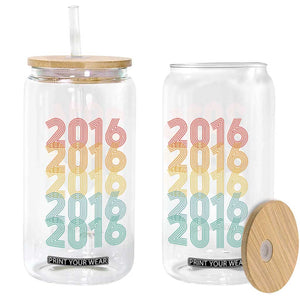 10th Birthday Glass Can Vintage 2016 Retro 10 Years Old Birthday
