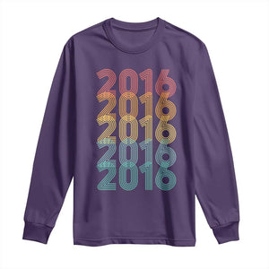 10th Birthday Long Sleeve Shirt Vintage 2016 Retro 10 Years Old Birthday