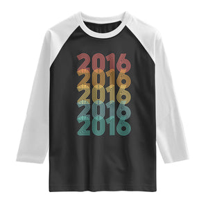 10th Birthday Raglan Shirt Vintage 2016 Retro 10 Years Old Birthday