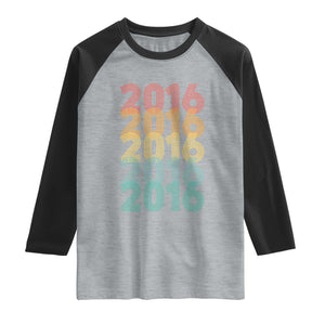 10th Birthday Raglan Shirt Vintage 2016 Retro 10 Years Old Birthday