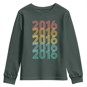 10th Birthday Youth Sweatshirt Vintage 2016 Retro 10 Years Old Birthday