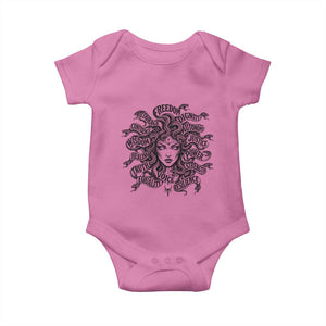 Feminist Medusa Power Snake Wisdom Equality Goth Baby Onesie