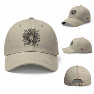 Feminist Medusa Power Snake Wisdom Equality Goth Baseball Cap