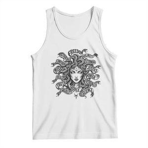 Feminist Medusa Power Snake Wisdom Equality Goth Tank Top