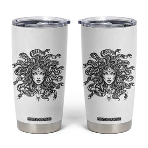 Feminist Medusa Power Snake Wisdom Equality Goth Tumbler Cup
