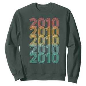 16th Birthday Sweatshirt Vintage 2010 Retro 16 Years Old Birthday
