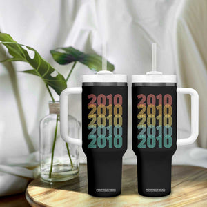 16th Birthday Tumbler With Handle Vintage 2010 Retro 16 Years Old Birthday