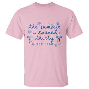 The Summer I Turned Twenty Funny 20th Birthday Est 2006 T Shirt Summer Coastal Birthday Seashell Bow