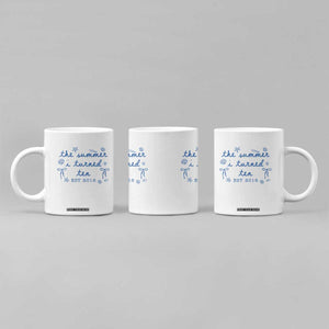 The Summer I Turned Ten Funny 10th Birthday Est 2016 Coffee Mug Summer Coastal Birthday Seashell Bow