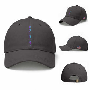 Suicide Prevention Awareness Baseball Cap 988 Suicide Prevention Hotline 988 Purple Teal Semicolon