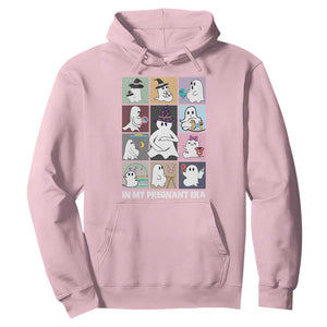 Halloween Pregnancy Reveal Hoodie In My Pregnant Era Maternity Ghost TS11 Light Pink Print Your Wear