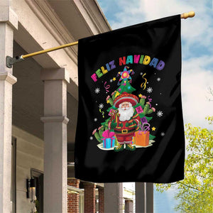 Funny Christmas In Mexico Garden Flag Feliz Navidad Sombrero Santa Xmas Tree TS11 Print Your Wear