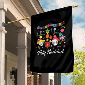 Feliz Navidad Garden Flag Funny Christmas In Mexico Sugar Skull Pinata Star TS11 Print Your Wear