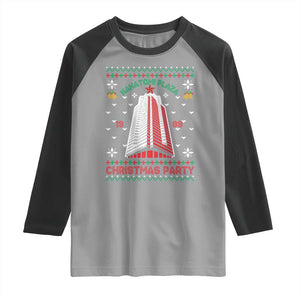 Nakatomi Plaza Raglan Shirt Christmas Party 1988 Seasons Greetings TS11 Sport Gray Black Print Your Wear