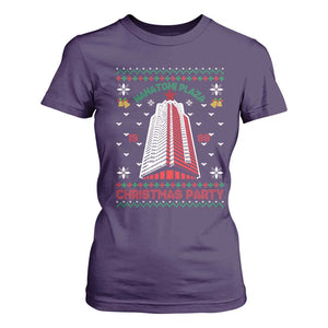 Nakatomi Plaza T Shirt For Women Christmas Party 1988 Seasons Greetings TS11 Purple Print Your Wear