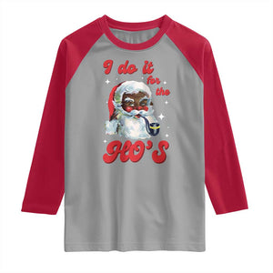 Funny I Do It For The Ho's Raglan Shirt Christmas Naughty Santa TS11 Sport Gray Red Print Your Wear