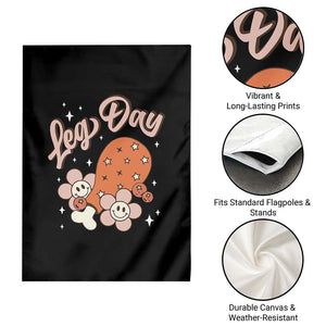 Funny Retro Thanksgiving Garden Flag Leg Day Fall Season Family Matching TS11 Print Your Wear