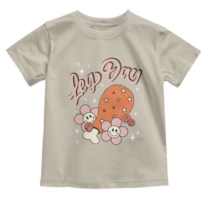 Funny Retro Thanksgiving Baby Shirt Leg Day Fall Season Family Matching TS11 Sand Print Your Wear