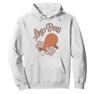 Funny Retro Thanksgiving Hoodie Leg Day Fall Season Family Matching TS11 White Print Your Wear