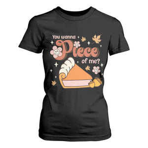 Funny Retro Thanksgiving T Shirt For Women You Wanna Piece Of Me Fall Season Family Matching TS11 Black Print Your Wear