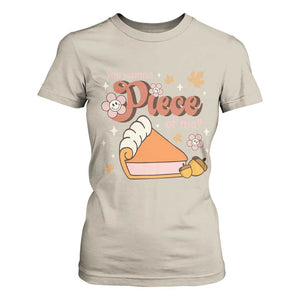 Funny Retro Thanksgiving T Shirt For Women You Wanna Piece Of Me Fall Season Family Matching TS11 Sand Print Your Wear