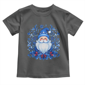 Norwegian Christmas Scandinavian Yule Santa Folk Art Winter Solstice Toddler T Shirt TS11 Dark Heather Print Your Wear
