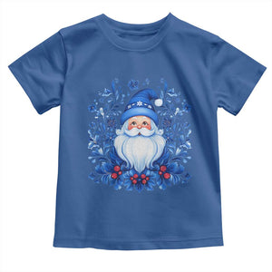 Norwegian Christmas Scandinavian Yule Santa Folk Art Winter Solstice Toddler T Shirt TS11 Royal Blue Print Your Wear
