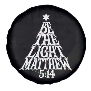 Christmas Be The Light Spare Tire Cover Christian Xmas Bible Verse TS11 Print Your Wear