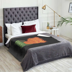 Funny Dumpster Fire Throw Blanket Its Fine Everything Is Fine Chaos TS11 Print Your Wear