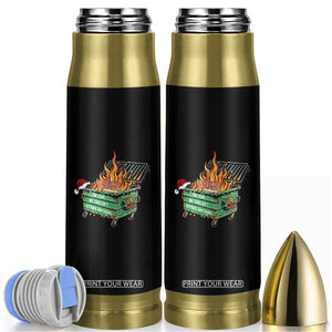 Funny Lil Dumpster Fire 2025 Bullet Tumbler The Year We Couldnt Afford Anything TS11 Black Print Your Wear