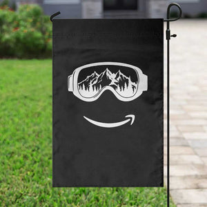 Funny Skiing Snowboard Garden Flag Snow Goggles Snow Mountain Winter Sport TS11 Print Your Wear