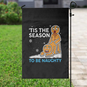 Funny Tis The Season To Be Naughty Dirty Christmas Garden Flag Xmas Adult Humor TS11 Print Your Wear