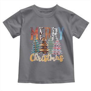 Merry Christmas Native American Xmas Tree Toddler T Shirt TS11 Charcoal Print Your Wear