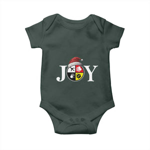 Christmas Native American Joy Medicine Wheel Santa Hat Baby Onesie TS11 Print Your Wear